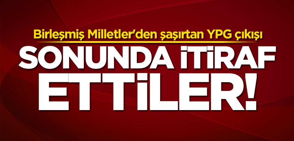 Birleşmiş Milletler'den şaşırtan YPG çıkışı!