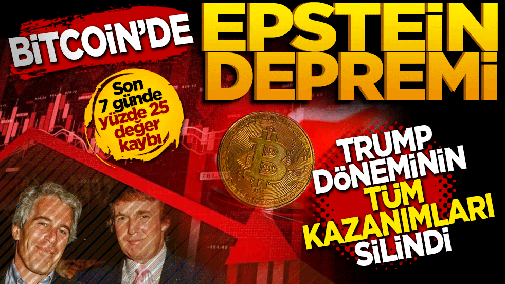 Bitcoin'de Epstein depremi: Trump döneminin tüm kazanımları silindi