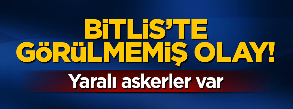 Bitlis'te askerlerin üstüne vagon kapağı düştü: 5 asker yaralı