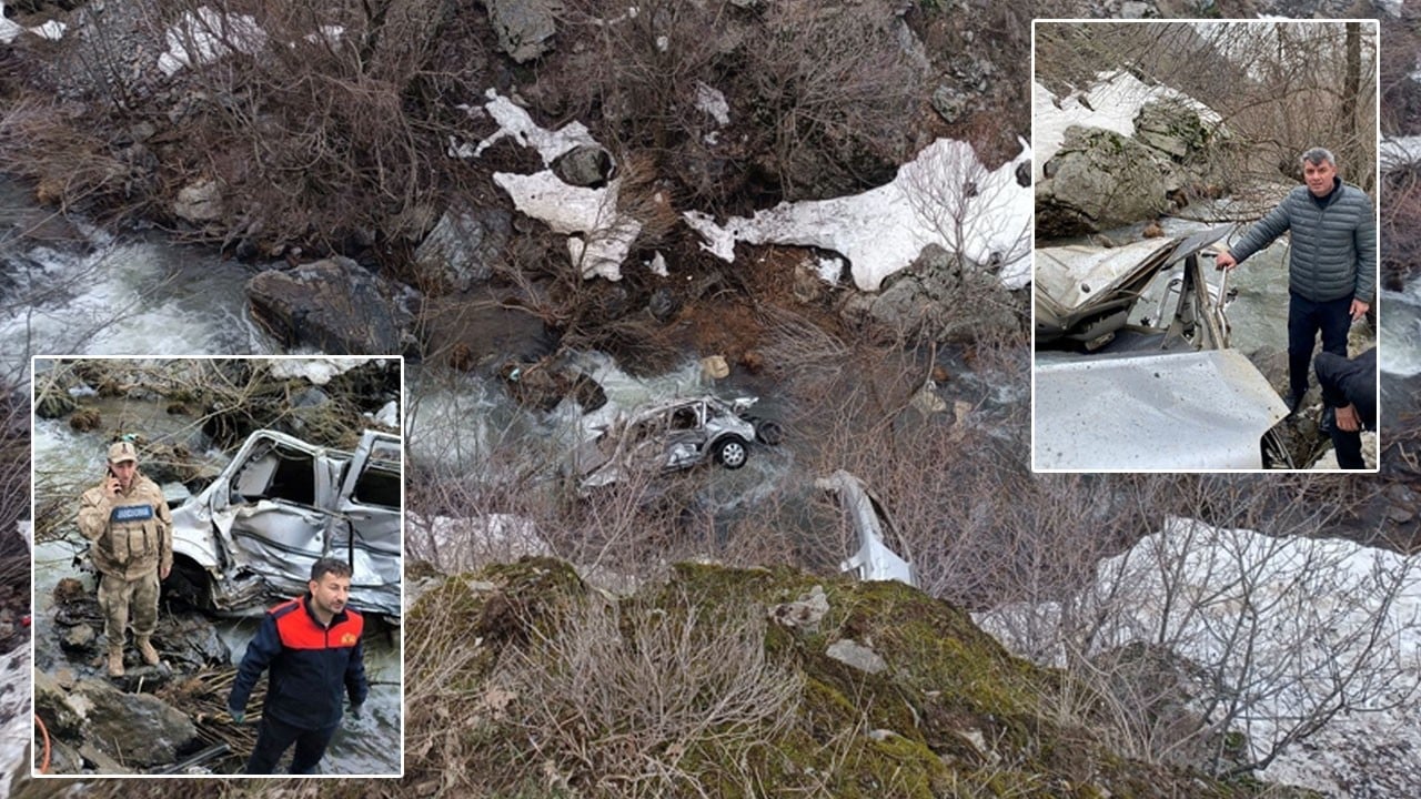 Bitlis'te facia! Otomobil uçuruma yuvarlandı, 3 kişi öldü, 5 kişi yaralandı