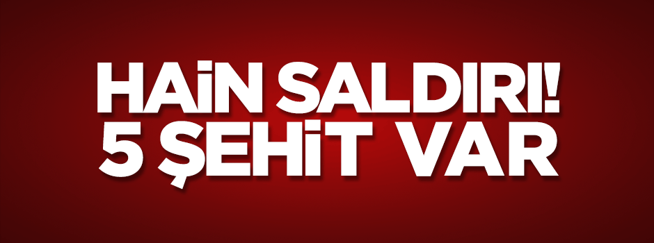 Bitlis'teki hain saldırıda 5 şehit var