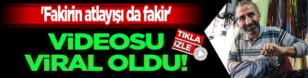 Biz 3 bin 500 ayakkabı yapıyoruz! Ayakkabı boyacısının 'Fakirin atlayışı da fakir' videosu sosyal medyada viral oldu