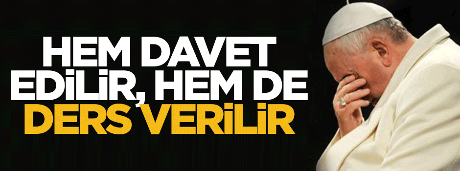 Bizde ikiyüzlülük arayanlar kendilerine baksın!