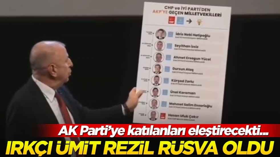 “Bizden AK Parti’ye geçen olmadı” diyen Özdağ alay konusu oldu