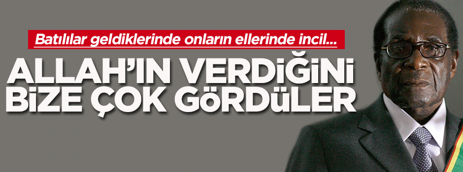 'Bize Allah'ın verdiklerini çok gördüler'