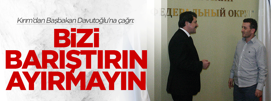 Bizi barıştırın ayırmayın