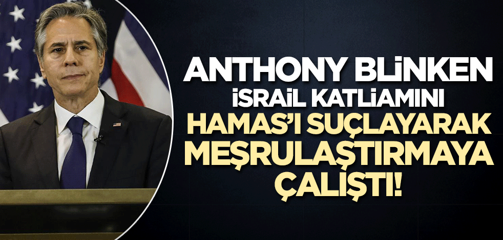 Blinken'dan Filistin açıklaması!
