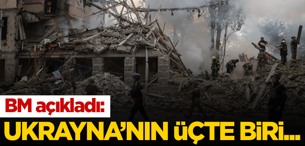 BM açıkladı: Ukrayna'nın üçte biri...