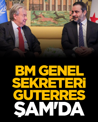BM Genel Sekreteri Guterres, Şam'da