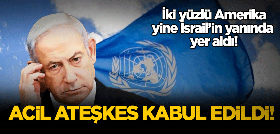 BM İnsan Hakları Konseyi, Gazze'de acilen ateşkes talep eden karar tasarısını kabul etti! Amerika yine aynı!