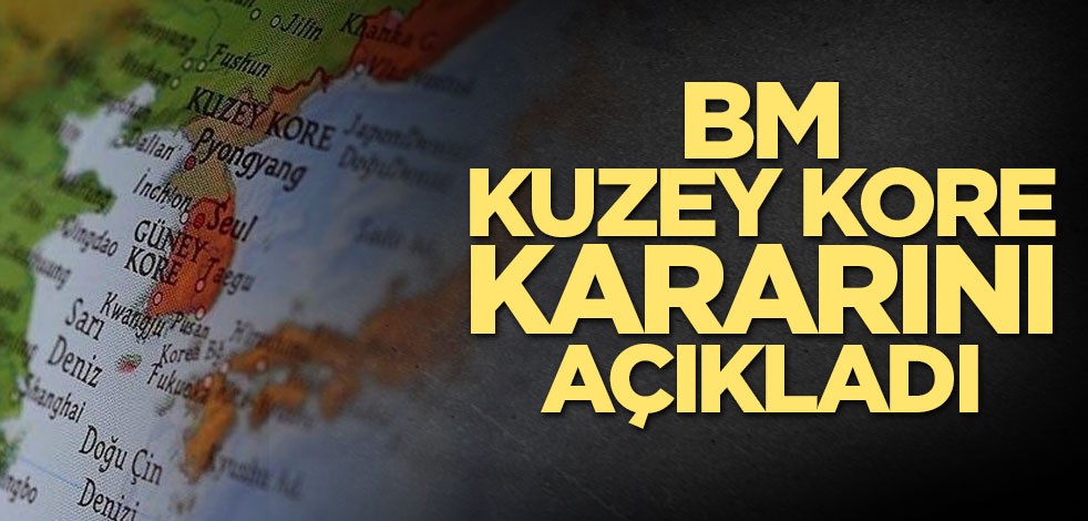 BM Kuzey Kore kararını açıkladı!