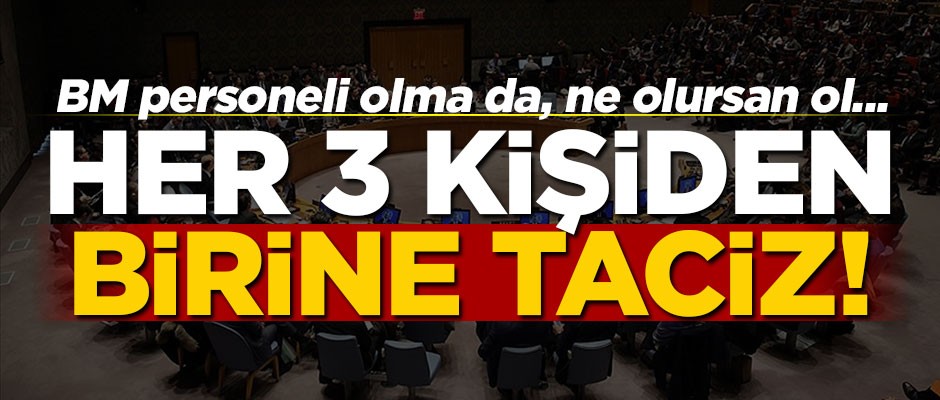 BM personeli olma da ne olursan ol... Her 3 kişiden birine taciz!