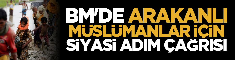 BM'de Arakanlı Müslümanlar için siyasi adım çağrısı