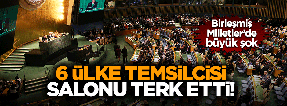 BM'de Brezilya protestosu! 6 Latin Amerika ülkesi temsilcisi salonu terk etti