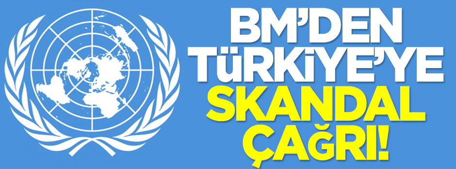 BM'den Türkiye'ye skandal çağrı!