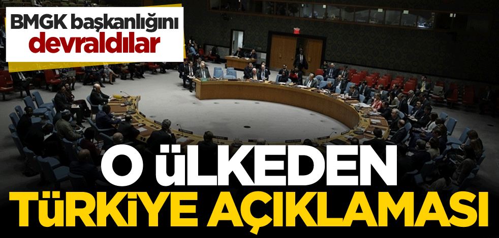 BMGK başkanlığını devraldılar! O ülkeden Türkiye açıklaması