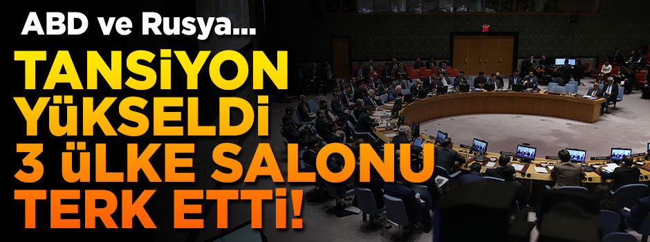 BMGK'da tansiyon yükseldi, 3 ülke salonu terk etti!