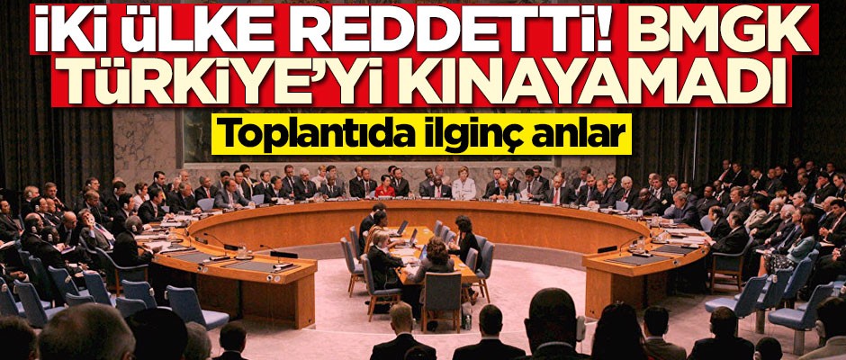BMGK'dan Barış Pınarı Harekatı kararı! İki ülke reddetti, karar çıkmadı