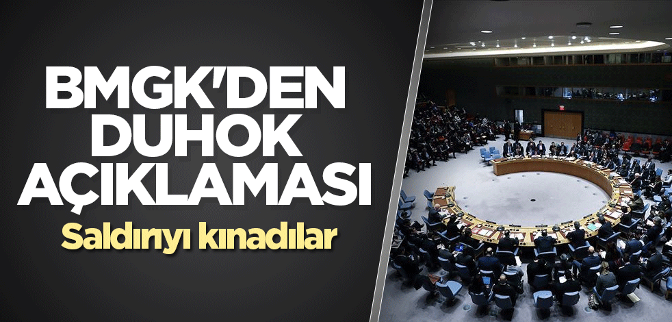 BMGK'den Duhok açıklaması