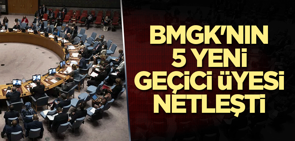 BMGK'nın 5 yeni geçici üyesi netleşti