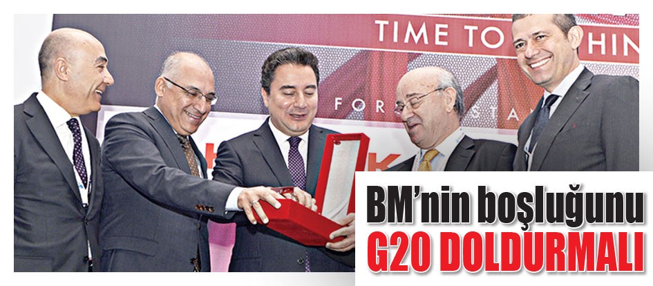 BM’nin boşluğunu G20 doldurmalı