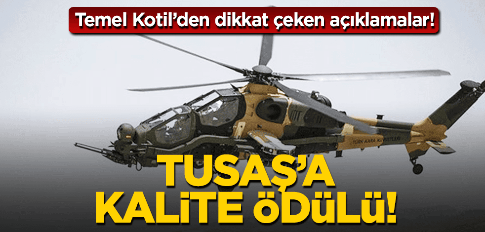 Boeing’den TUSAŞ’a teslimat ve kalite ödülü: Temel Kotil’den dikkat çeken açıklamalar