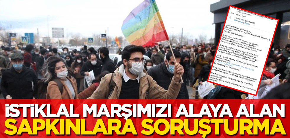 Boğaziçililer provakasyona doymadı! İstiklal Marşımızla ahlaksızca alay eden sapkınlara soruşturma