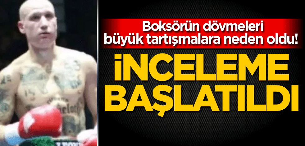 Boksörün dövmeleri büyük tartışmalara neden oldu! İnceleme başlatıldı