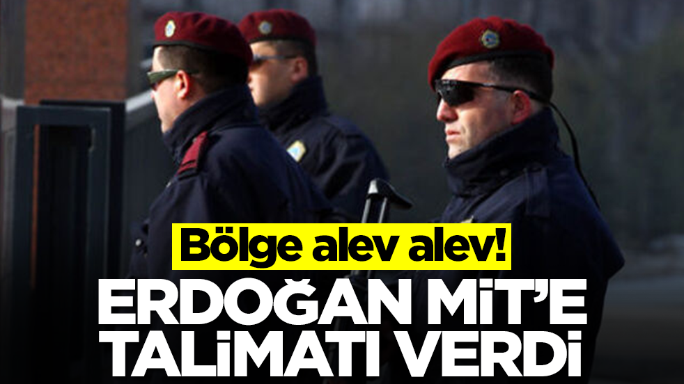 Bölge alev alev! Başkan Erdoğan MİT'e talimatı verdi
