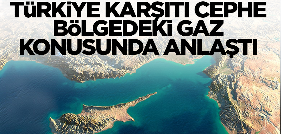 Bölge gaz yatakları ile doldu! Türkiye karşıtı cephe anlaştı