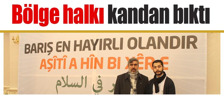 Bölge halkı kandan bıktı