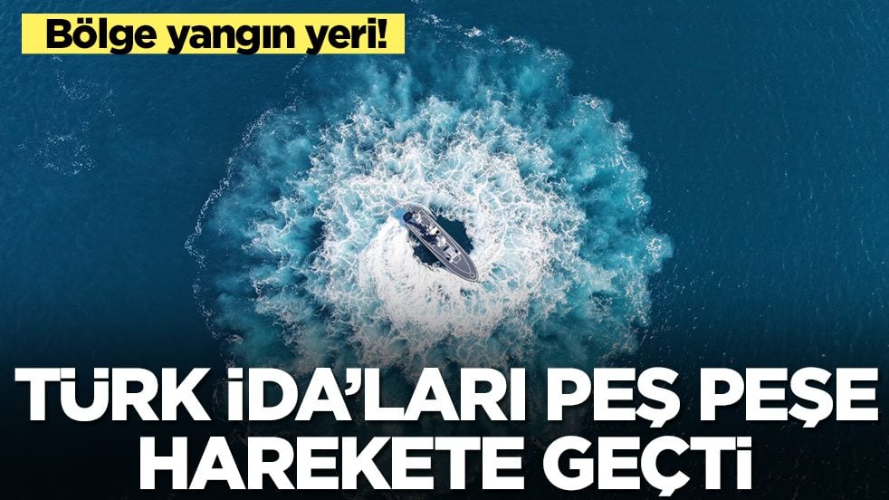 Bölge yangın yeri: Türk İDA'ları peş peşe harekete geçti