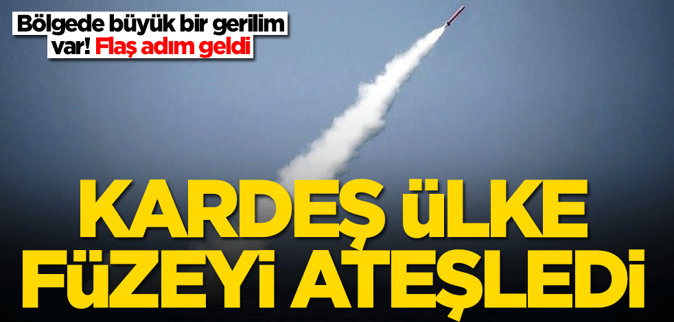 Bölgede büyük bir gerilim var! Pakistan füzeyi ateşledi