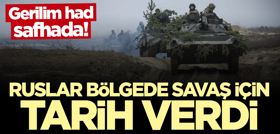 Bölgede gerilim had safhada! Rus medyası savaş için tarih verdi