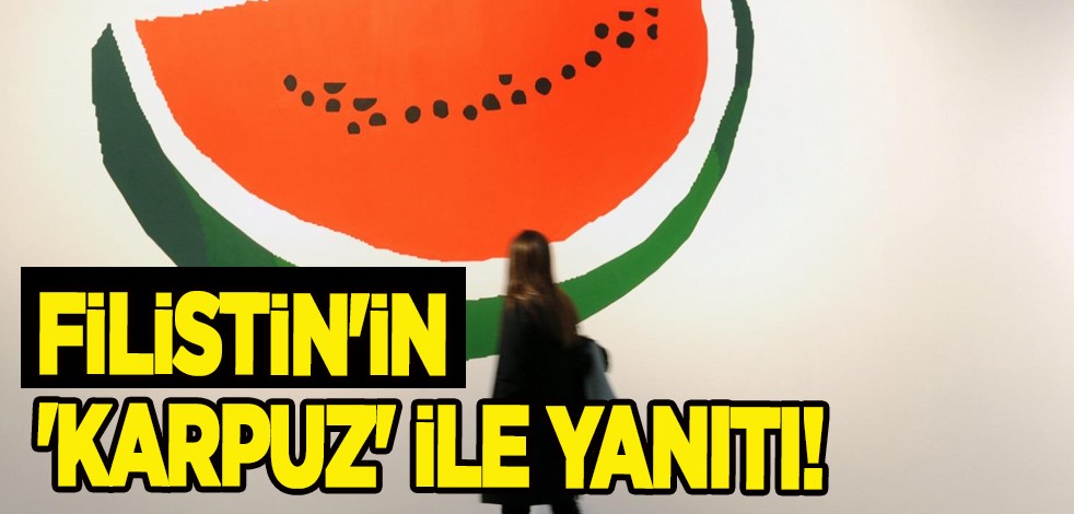 Bölgede jet hızında açıklama geldi: İsrail'de Filistin bayrağı sansürüne 'karpuz' çözümü