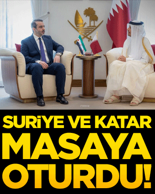 Suriye ve Katar masaya oturdu!