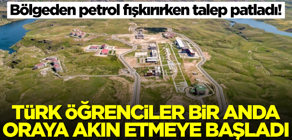 Bölgeden petrol fışkırırken Türk öğrenciler bir anda oraya akın etmeye başladı! Yetkililer şaşkın