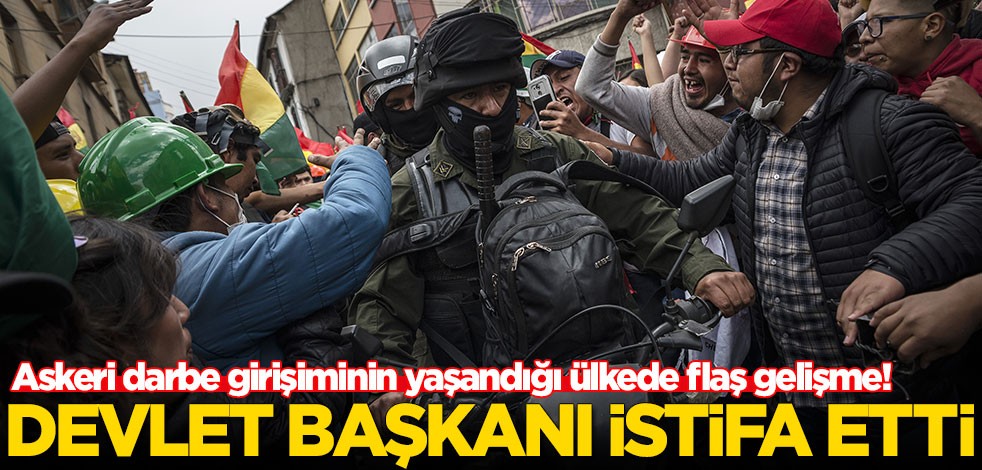 Bolivya Devlet Başkanı Evo Morales istifa etti
