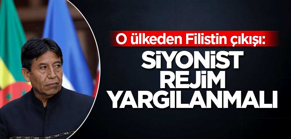 Bolivya’dan Filistin çıkışı: Siyonist rejim yargılanmalı