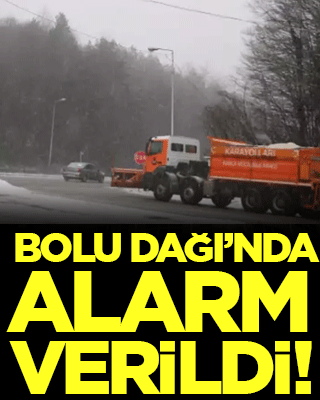 Bolu Dağı'nda kar ve sis alarmı!