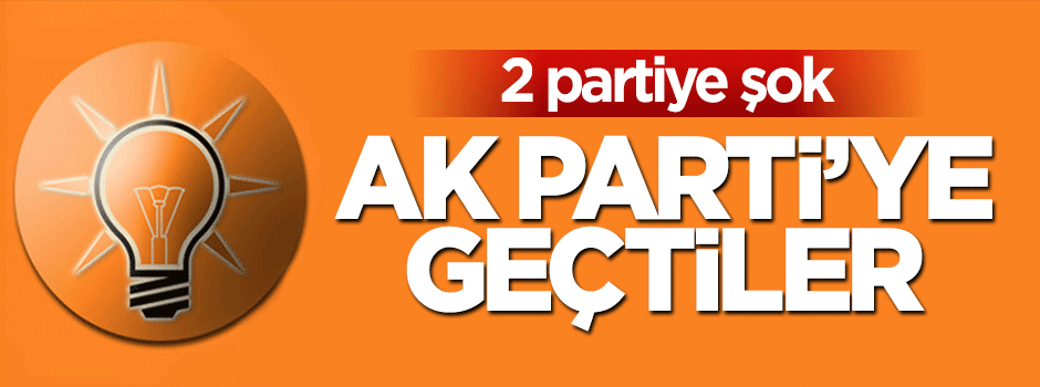 Bolu'da 30 kşi partisinden istifa ederek AK Parti'ye katıldı