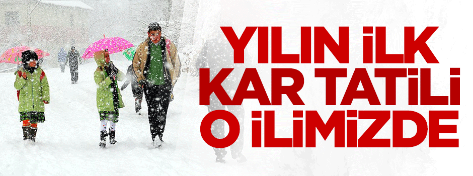 Bolu'da okullara kar tatili