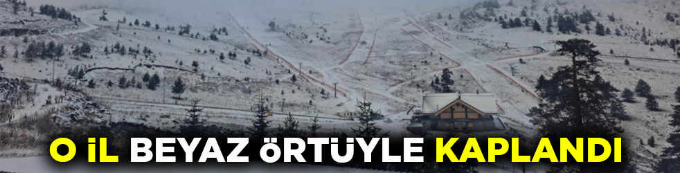 Bolu'nun yüksek kesimlerinde kar yağışı etkili oldu