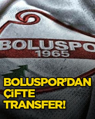 Boluspor’dan çifte transfer!