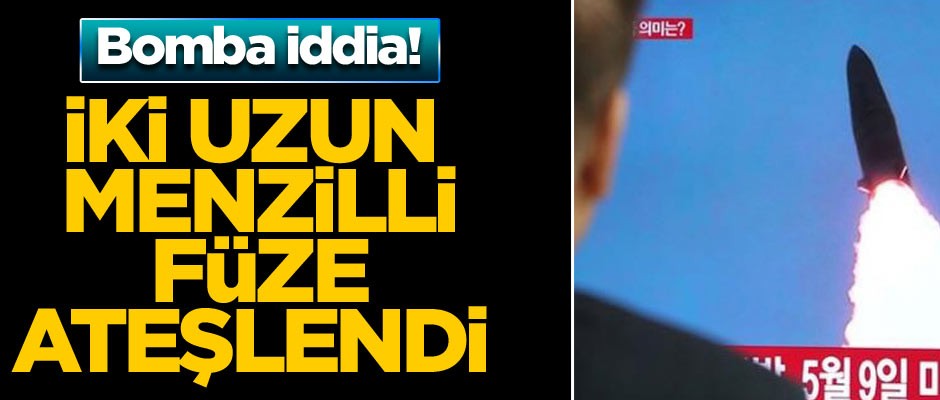 Bomba iddia! Kuzey Kore'den İki füze ateşlendi