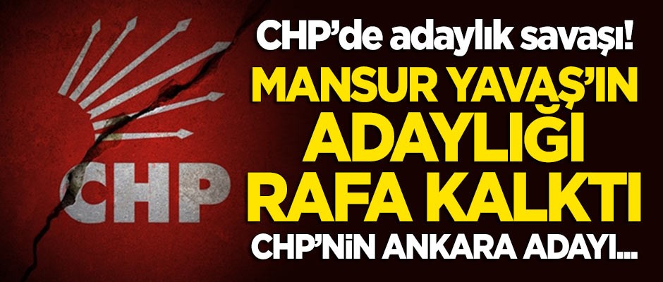 Bomba iddia: Mansur Yavaş'ın adaylığı rafa kalktı! CHP'nin Ankara adayı...