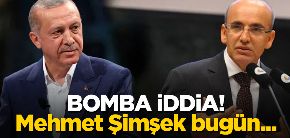 Bomba iddia! Mehmet Şimşek bugün...