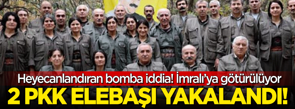 Bomba iddia: Örgütün kritik 2 elebaşı yakalandı! İmralı'ya götürülüyor