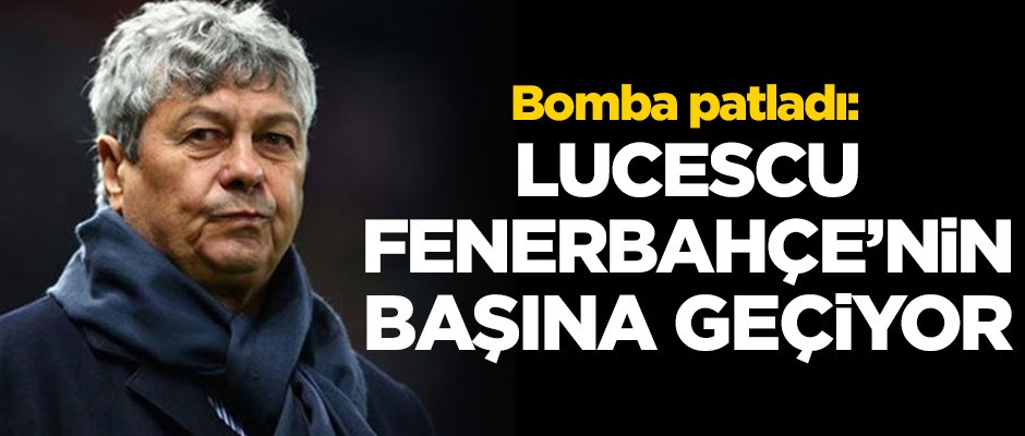 Bomba patladı: Lucescu, Fenerbahçe'nin başına geçiyor
