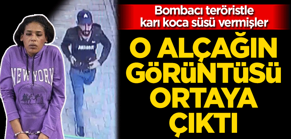 Bombacı teröristle karı koca süsü vermişler O alçağın görüntüsü çıktı